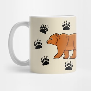 Grizzly Tracks Mug